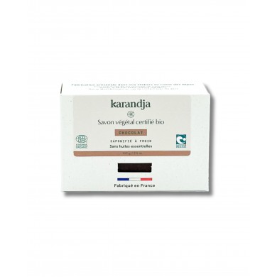 Savon végétal certifié bio CHOCOLAT