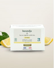 Savon végétal certifié bio CITRON Karandja 100g