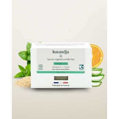 Savon végétal certifié bio KARANDJIN Karandja 100g