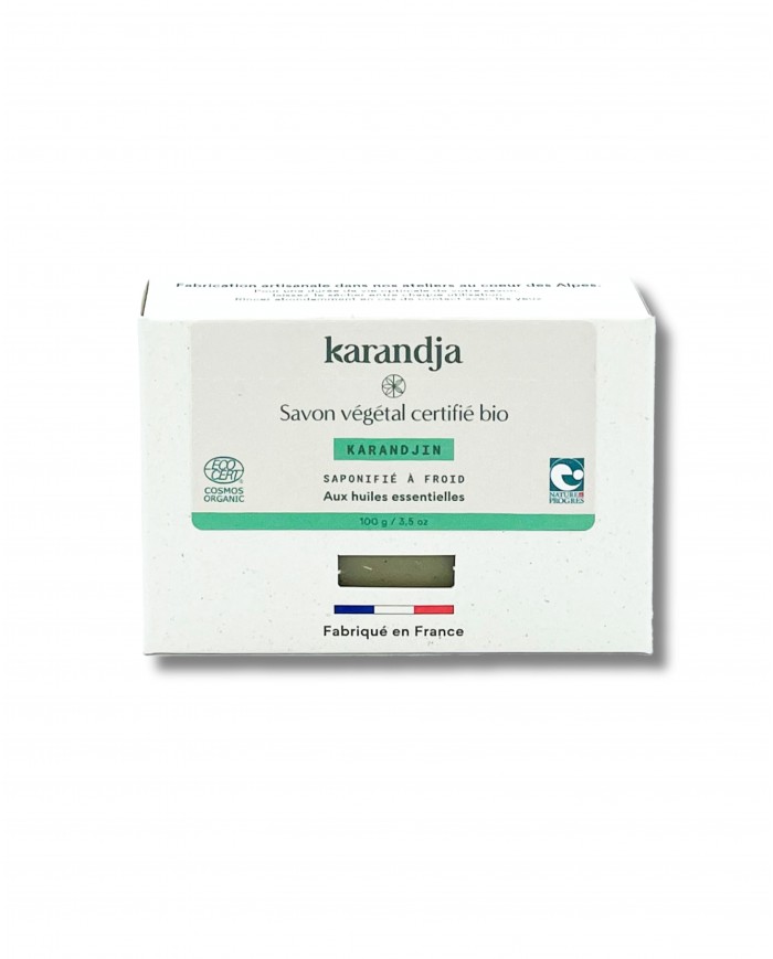Savon végétal certifié bio KARANDJIN