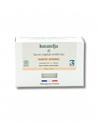 Savon végétal certifié bio KARITE INTENSE
