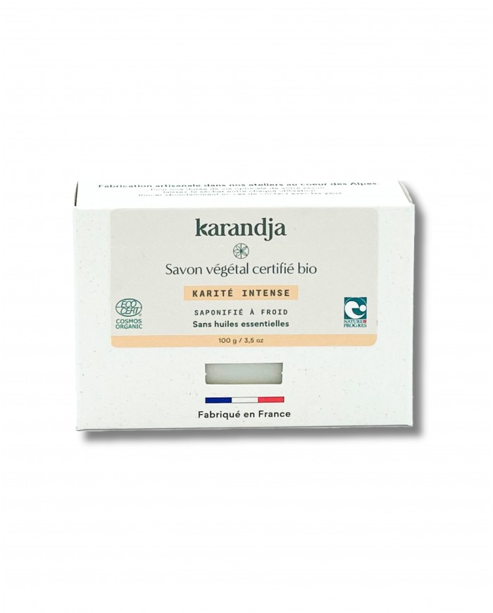 Savon végétal certifié bio KARITE INTENSE