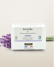 Savon végétal certifié bio LAVANDE Karandja 100g