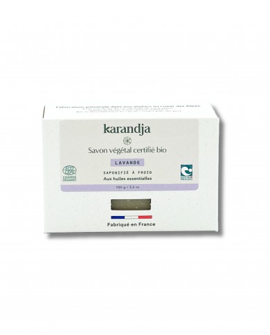 Savon végétal certifié bio LAVANDE