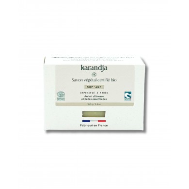 Savon végétal certifié bio SUZ’ANE