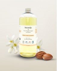 Savon liquide végétal pur olive certifié bio ARGAN FLEUR D’ORANGER 1 L