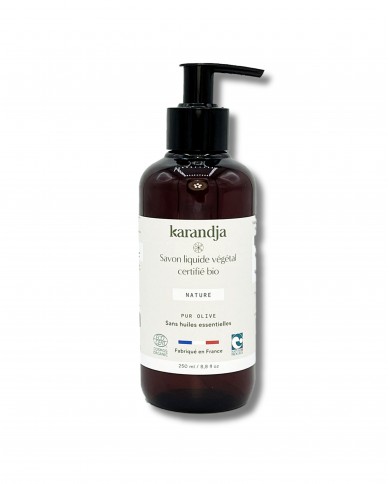 Savon liquide végétal pur olive certifié bio NATURE 250ml