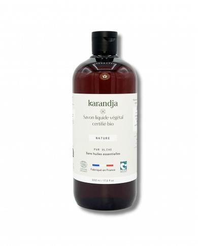 Savon liquide végétal pur olive certifié bio NATURE 500ml