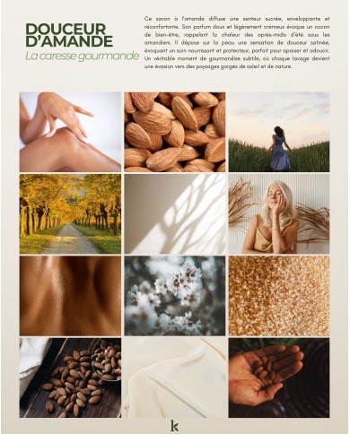 Savon liquide végétal pur olive certifié bio AMANDE 500ml