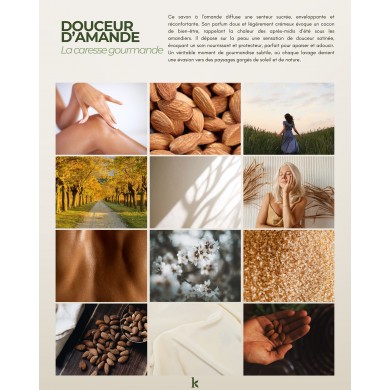 Savon liquide végétal pur olive certifié bio AMANDE 500ml