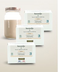 Savon végétal certifié bio CAPRA (Pack de 3) Karandja