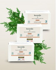 Savon végétal certifié bio CEDRE (Pack de 3) Karandja