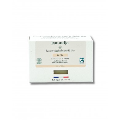 Savon végétal certifié bio CAPRA (Pack de 3)