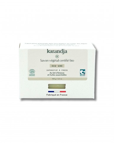Savon végétal certifié bio SUZ’ANE (Pack de 3)