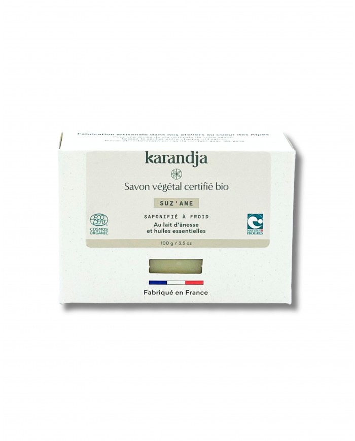 Savon végétal certifié bio SUZ’ANE (Pack de 3)