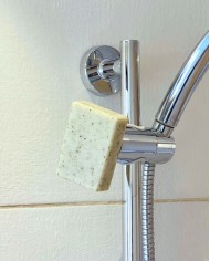 Pack porte savon aimanté + filet sauve savon