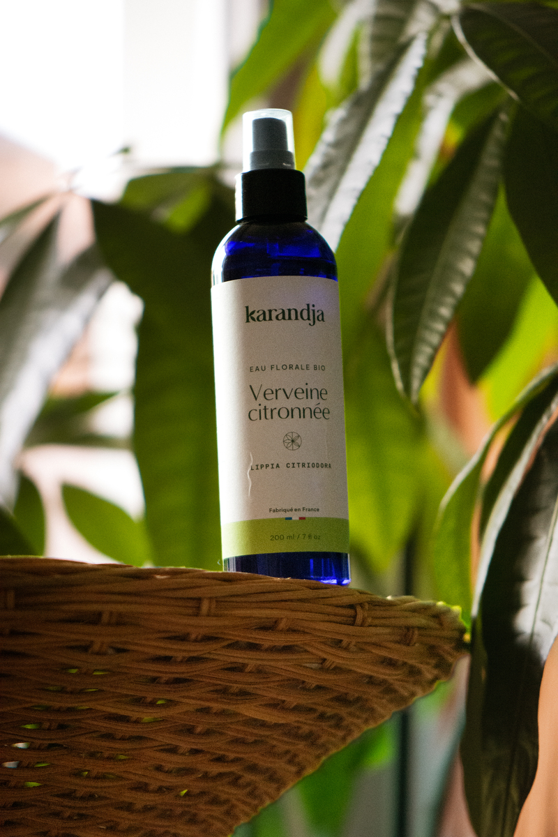 flacon eau florale verveine citronnée bio