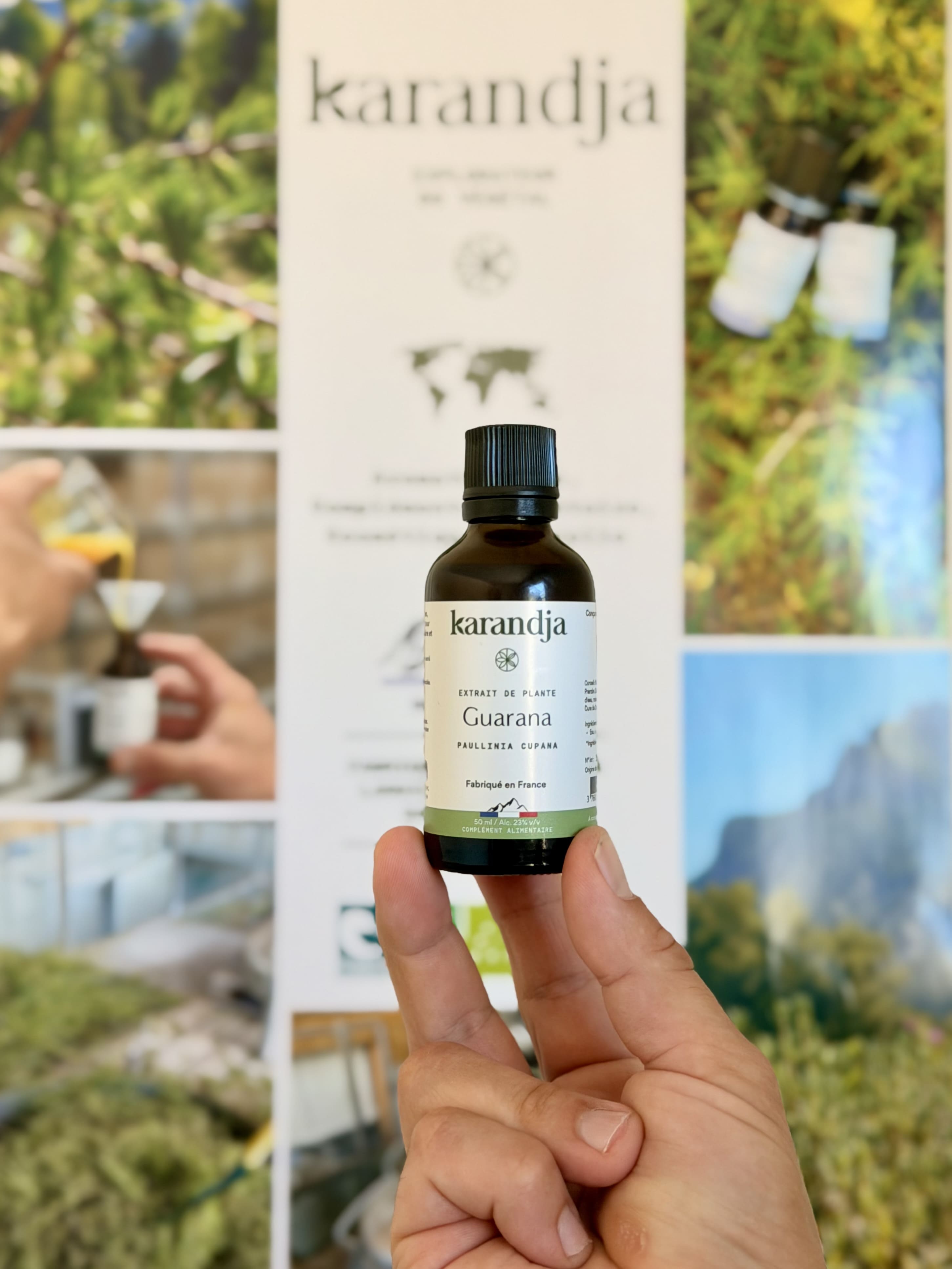 flacon Karandja extrait de plante guarana